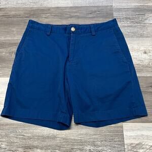 Southern Tide Classic Fit Blue Mens 32 Performance Outdoors Stretch Chino Shorts